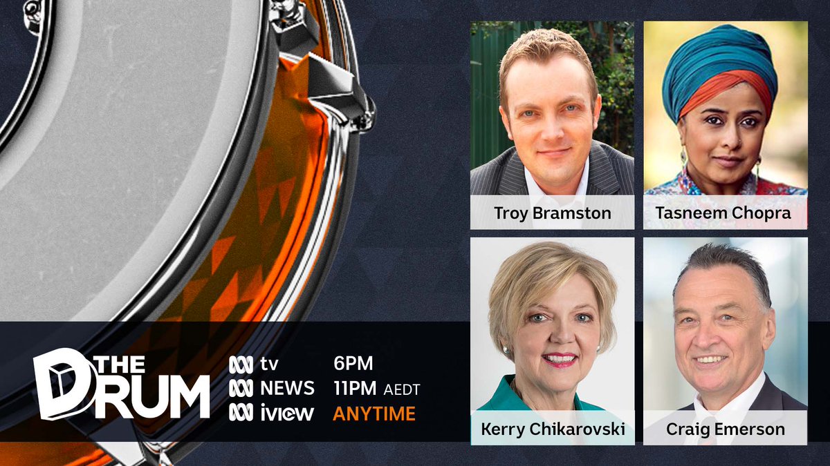 ABCthedrum's tweet photo. TONIGHT: The Reserve Bank of Australia has raised interest rates again, this time by 0.25 of a percentage point to 3.35 per cent – how will this impact your mortgage or rent, and cost of living? 

#TheDrum https://t.co/xOhgmREcCk