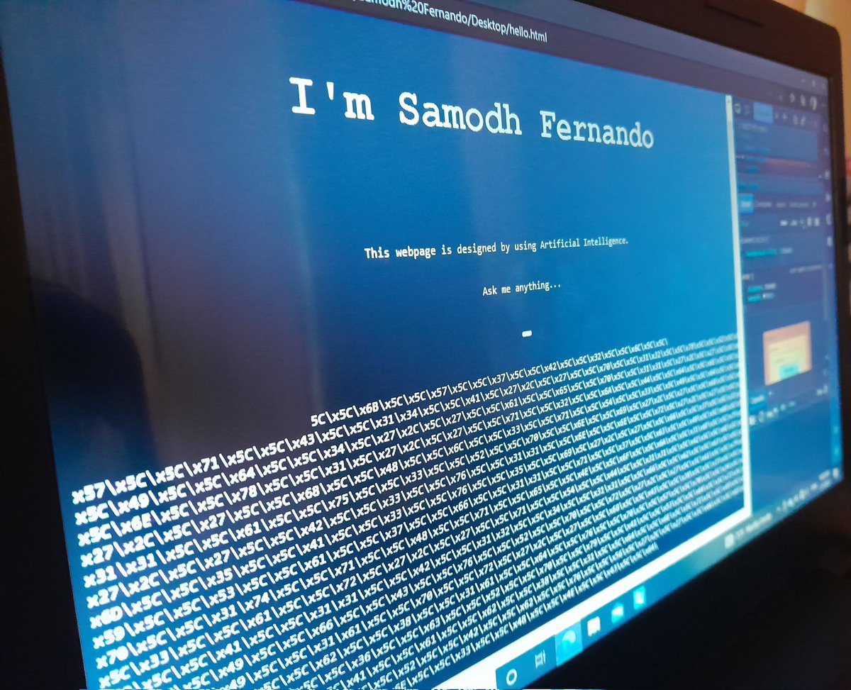 Samodh Fernando tweet media