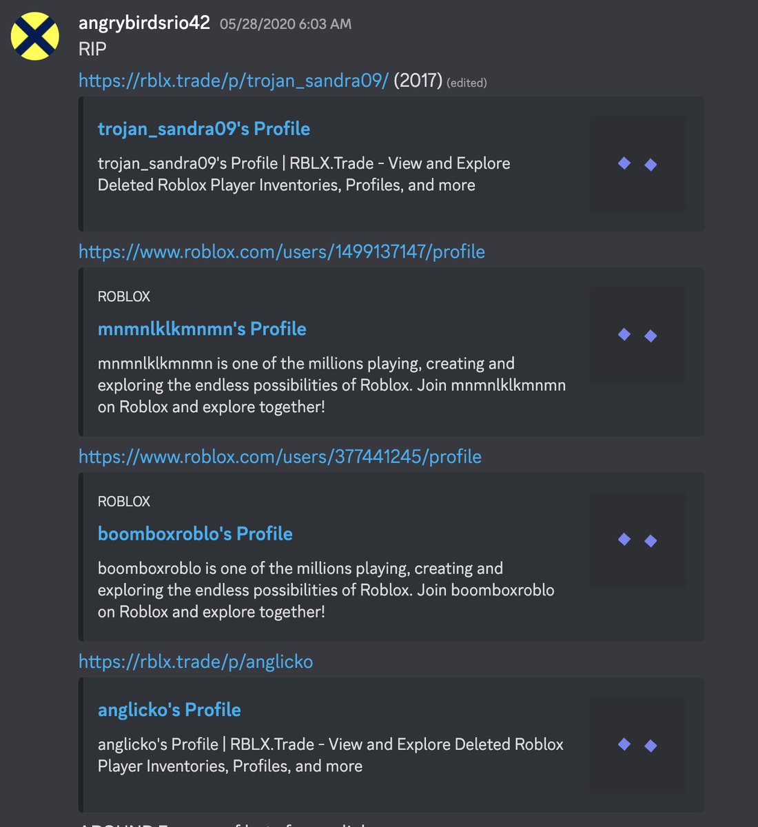 Roblox Discord Condo Links