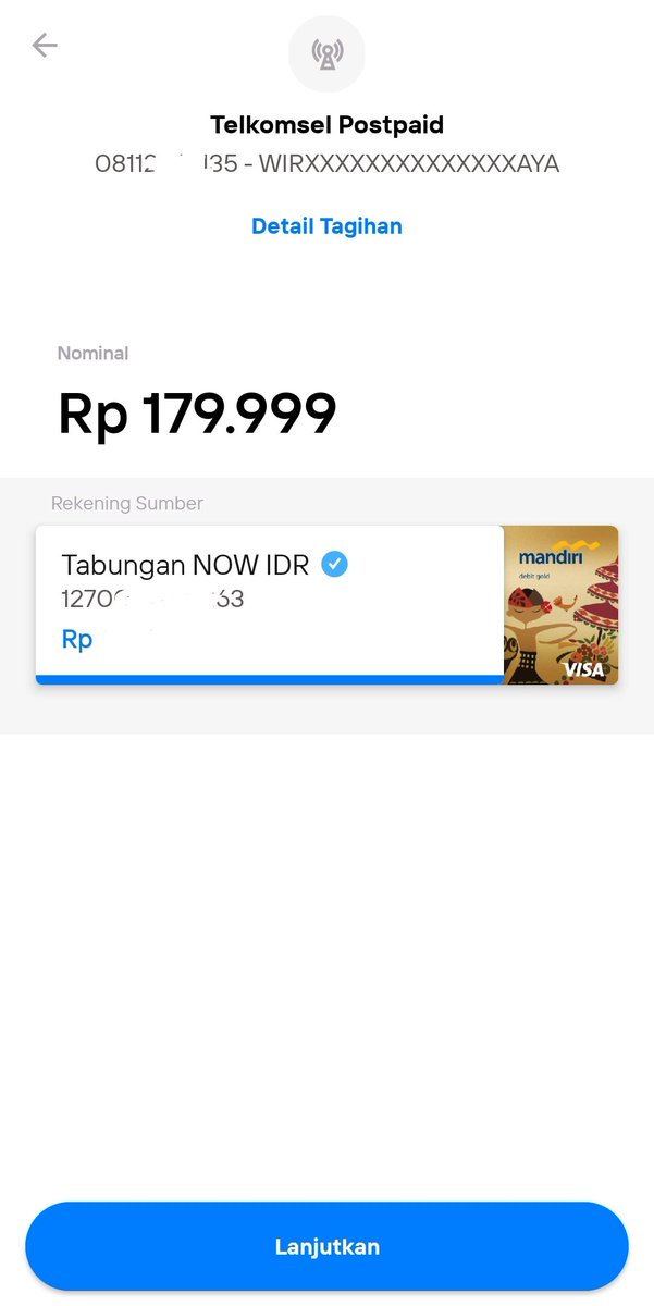 Niat mau bayar tagihan <a href="/kartuHaloTSEL/">kartuHalo</a> . Penasaran kenapa base amountnya yang di @dompetIndonesi (DANA) beda sendiri sama yang muncul di livin dan linkaja