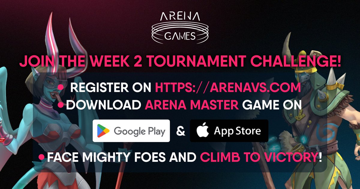 dhafdhafi's tweet photo. Week 2 Arena Master Challenge has Started. Lets join and get the reward Arenians! #Web3 #PlaytoEarn https://t.co/qDbqmarGCF