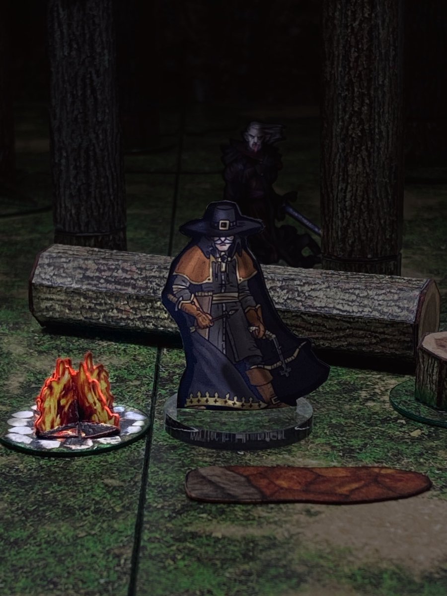 You don’t last long as a vampire hunter without a special sense that danger is near. Terrain is the Adventurer’s Campsite props and Cliffs tiles by Paper Realms. Minis by <a href="/BraveAdventure5/">Brave Adventures</a> - check out Brave Adventures on <a href="/DriveThruRPG/">DriveThruRPG</a> and on Patreon!