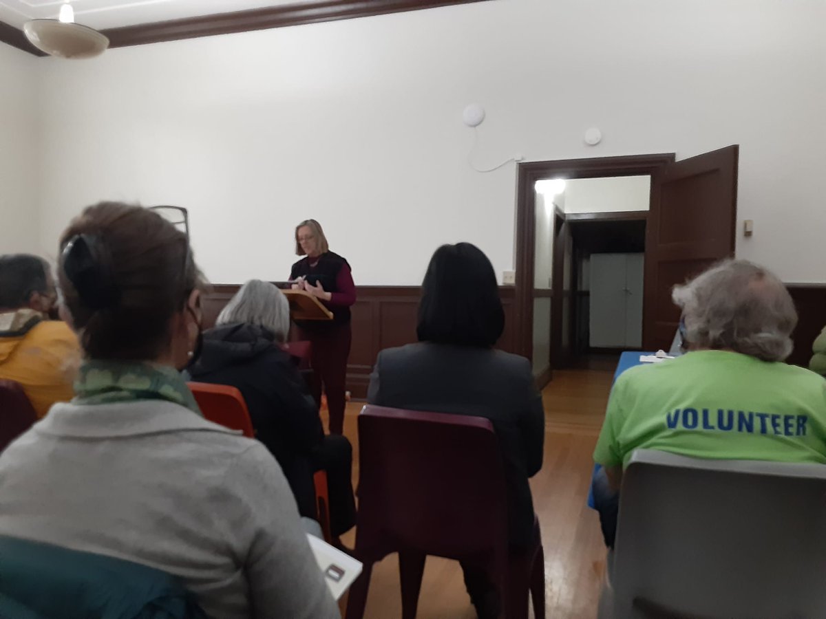 NilangGor's tweet photo. We were impressed with Councilmember @KateHarrisonD4's climate presentation. We admired Councilmember Harrison explaining the importance of reducing meat &amp; dairy. We look forward to discussing strategies for raising awareness on environmental benefits of plant-based eating! https://t.co/xVdZFKdoHN