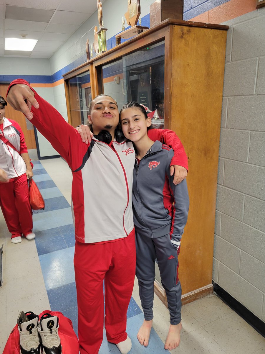 BronchosGym's tweet photo. Our gymnasts competed in San Angelo this past weekend.  @Raq1957Tg @BigRedBronchos https://t.co/DGN8ZHukb4