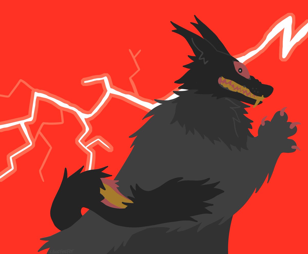 croffeepot's tweet photo. BLACKSHUCK!!!!!!!!!!!!!!!!!!!! 💥⚡️🩸
#inscryption #inscryptionfanart #inscryptionoc https://t.co/tG5Eg9GYHe