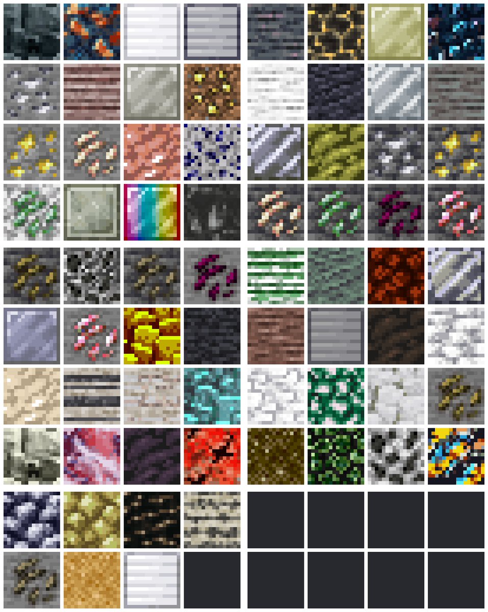 CreepEntertain's tweet image. I am making a mod for Minecraft 1.19.2 that adds various new minerals and more you can use for different processes. These are the textures for the blocks I have so far.
#Minecraft #MinecraftForge