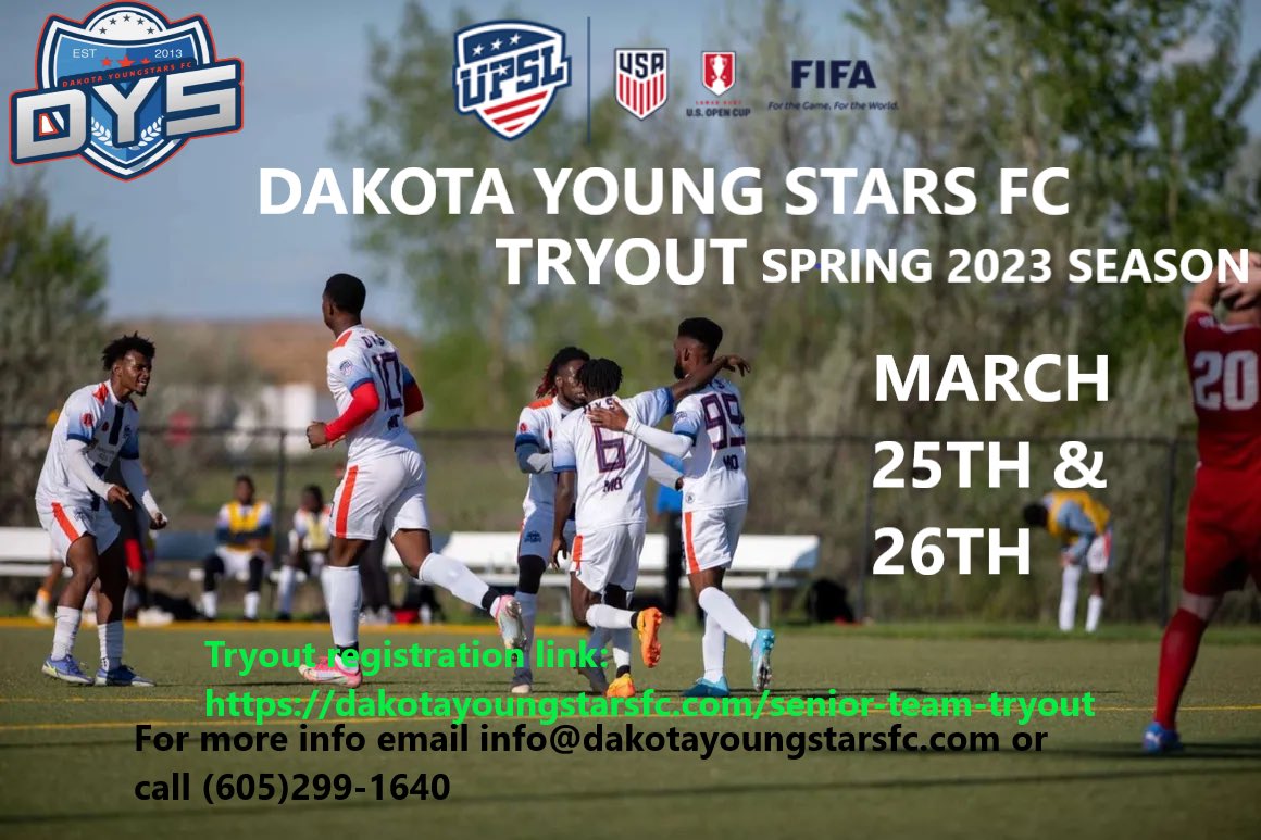 DakotaYoungSta1's tweet photo. Register for the Spring 2023 Season tryouts 👉 https://t.co/Xdyr9WTtKv https://t.co/kyLmqRNbno