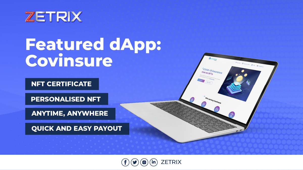 'Decentralized applications also known as ''dApps'' are digital applications that run on a blockchain network of computers instead of relying on a single computer. #Blockchain #Web3 #Zetrix #dApps