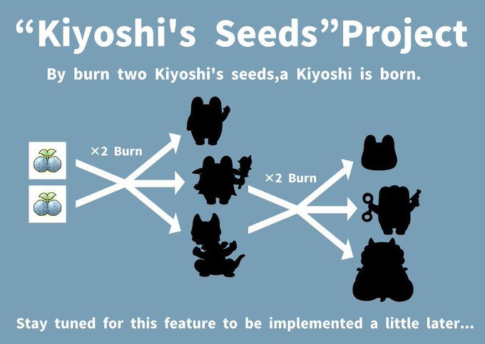 johngbjeth's tweet photo. "Kiyoshi's Seed Project", I will give you one of the seeds to my follower. Enjoy the NFT in Japan!

It will be a transparent draw using "twitter picker".

🌱Kiyoshi's seed🌱#Giveaway🎁

✅Like❤ and RT
✅follow
@ujuuna999
@johngbjeth
@johnjapanesenft
⏰9th Feb. 23:59(PST) https://t.co/bt62G14h5H