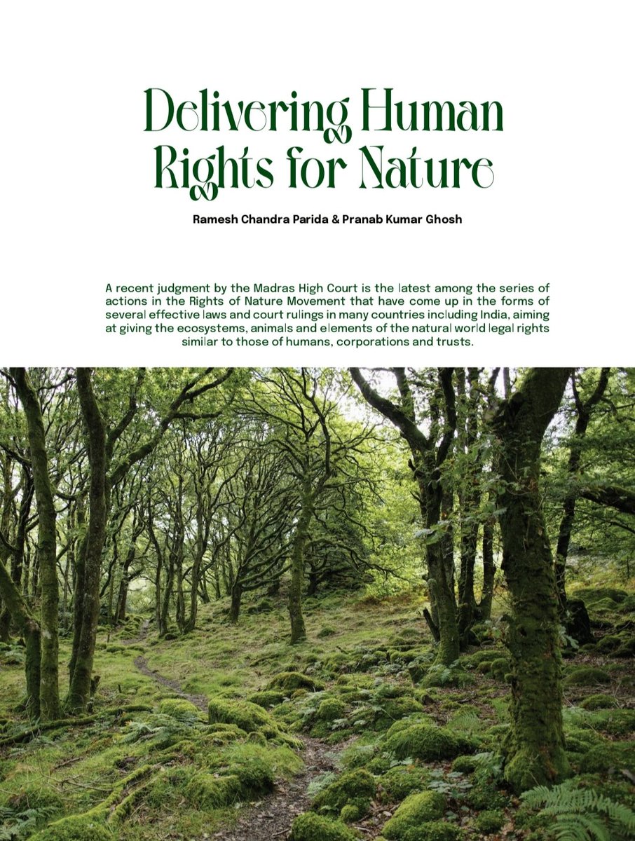 NIRDPR_India's tweet image. Delivering #HumanRights To #Nature.
feature in #ScienceReporter magazine by @CSIRIndia 
@MoRD_GoI