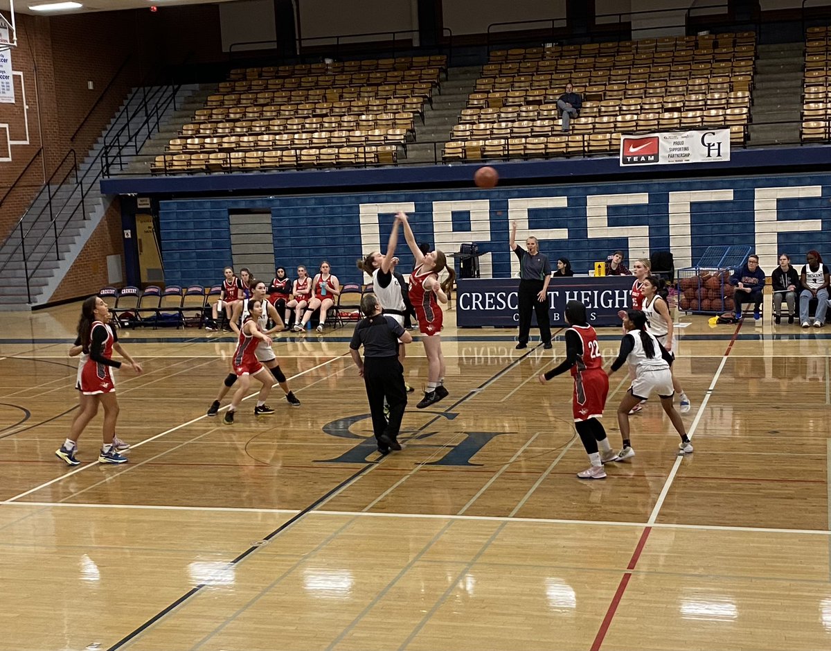 Tonight was special!! I sat in the middle of the gym supporting and cheering on the <a href="/EPSLancers/">Dr. E.P. Scarlett Lancers</a> as they took on the senior girls basketball team @CrescentCowboys, many of whom I taught last year! It sure was a great game! #WeAreCBE #WeAreEPS #CrescentStrong