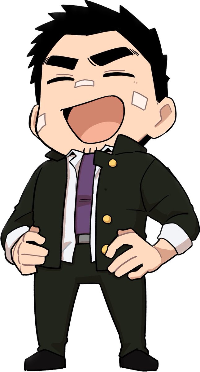 takeda harumi (shiromanta) 1boy male focus solo thick eyebrows purple necktie short hair black hair  illustration images
