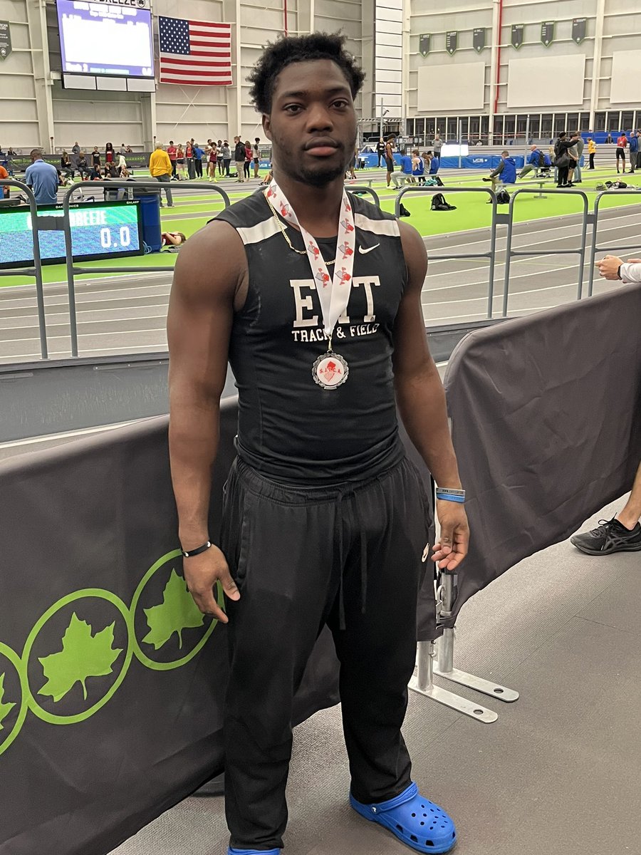 ehtthrowing's tweet image. Huge Congratulations to Junior Mike Simeon on finishing 2nd at Ocean Breeze with a PR throw of 46’2”!