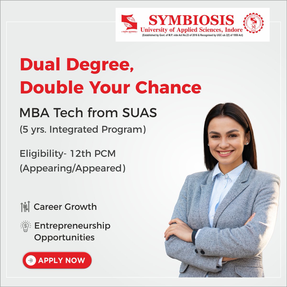 SUAS_Indore's tweet photo. Become great business leaders with expertise in emerging technologies.
For Details Call Us 9285333010/012
#SymbiosisIndore #symbiosis #MBA #integrated #integratedprogram #BTech #technology #business #businessmanagement #admissionsopen2023 #earlybird https://t.co/0wZrvgtqNy