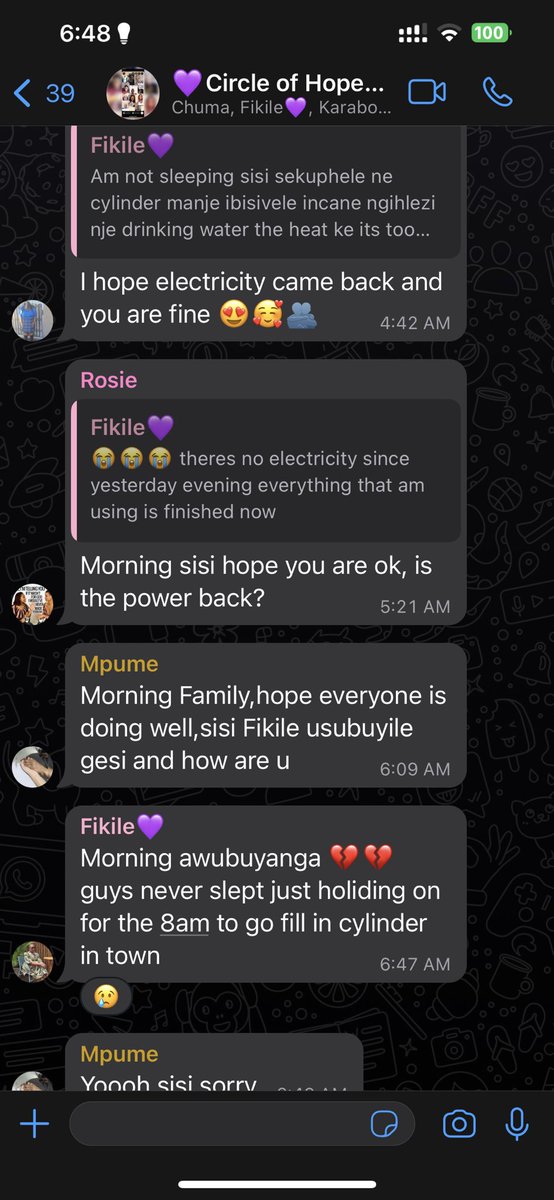 NkhosiLa's tweet photo. Dear @Eskom_SA to some of us electricity is life without it we can’t sleep because if we do, we may sleep forever so we attend a vigil until we get fed whatever hrs of electricity you decide to give, stop killing us we are suffering enough already ‼️‼️ https://t.co/jYSkr2AdSz