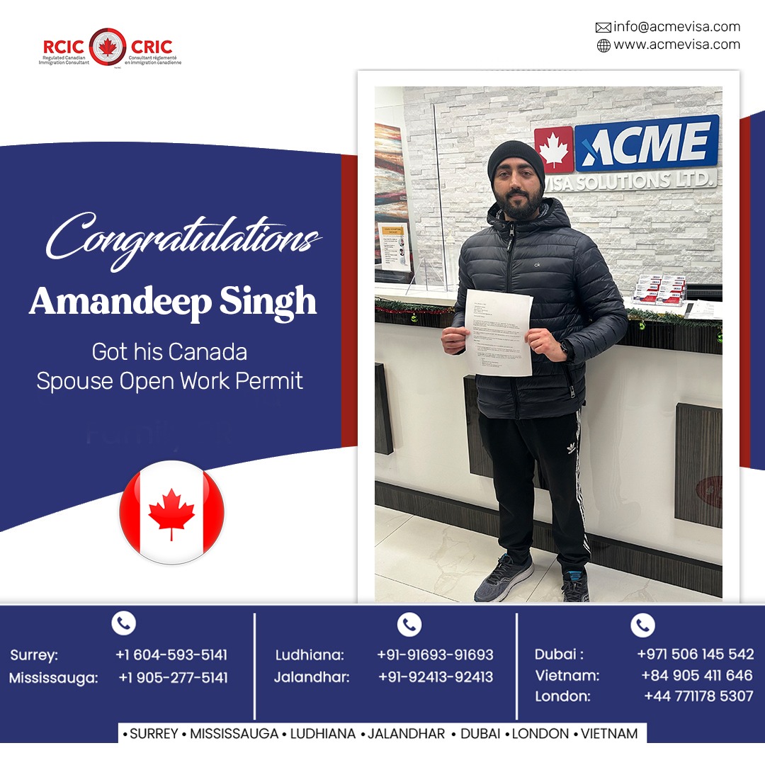 visa_acme's tweet image. If you also want to move to Canada,
Contact us
#SOWP #spousevisa #spouseopenworkpermit #Openworkpermit #workincanada #JobsinCanada #abroad #Canada #studyincanada #studentvisa #Bestimmigrationcompany #canadaworkpermit #CanadianImmigration #AcmeVisa #Immigrationexpert #canadavisa
