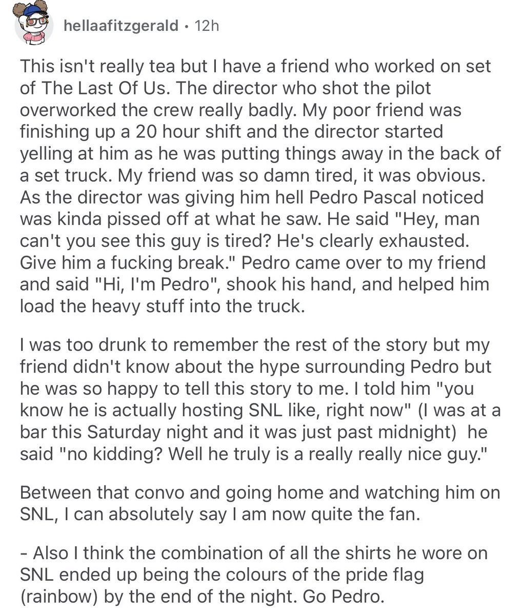 ginisangutak's tweet photo. pedro pascal, FATHER OF THE YEAR https://t.co/N2MTuwU6St