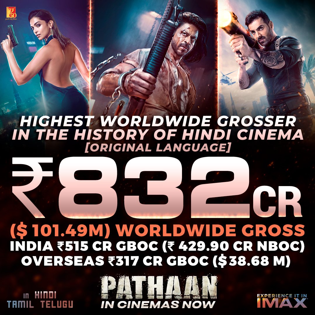 LinkInMedia1's tweet photo. #Pathaan is unstoppable 💥 
Book your tickets here - https://t.co/lmgxqjZ3YY | https://t.co/dqJ0P2rTyb

Celebrate #Pathaan with #YRF50 only at a big screen near you, in Hindi, Tamil and Telugu. https://t.co/rphM04x3ly