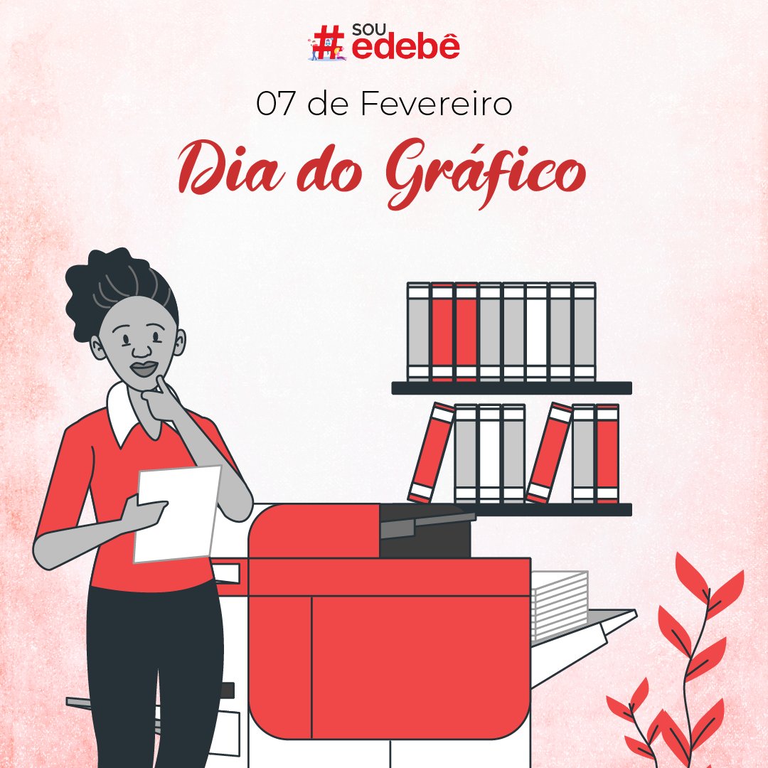 edebebrasil's tweet photo. O gráfico é o profissional responsável pela produção e difusão de todos os materiais impressos, inclusive as informações e a publicidade. Parabéns aos profissionais que se dedicam a esse trabalho tão importante! https://t.co/3SotQ8bV14