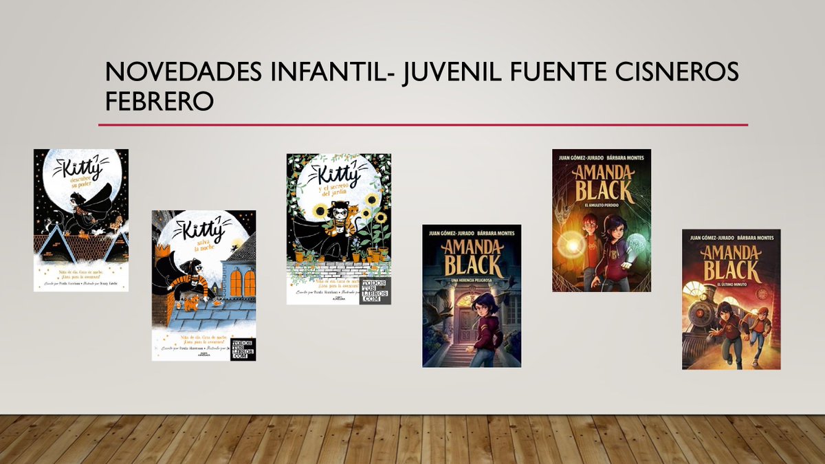 alcorconcultura's tweet photo. #novedades bibliográficas de esta semana
#biblioteca #municipal FUENTECISNEROS
#infanti
Paula Harrison
Kitty Descubre tu poder
Kitty Salva la noche
Kitty Y el secreto del jardín
@JuanGomezJurado
#BarbaraMontes
Amanda Black (varias aventuras)
#Alcorcón
#cultura
#libros
#lecturas https://t.co/ixs3yGAKAW