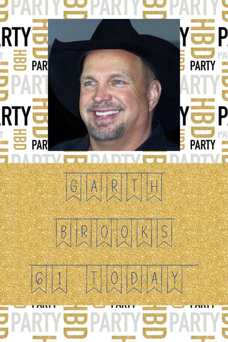 celebbday23's tweet photo. @mrgarethbrooks #HappyBirthday #celebbday https://t.co/eM6yDujlpD