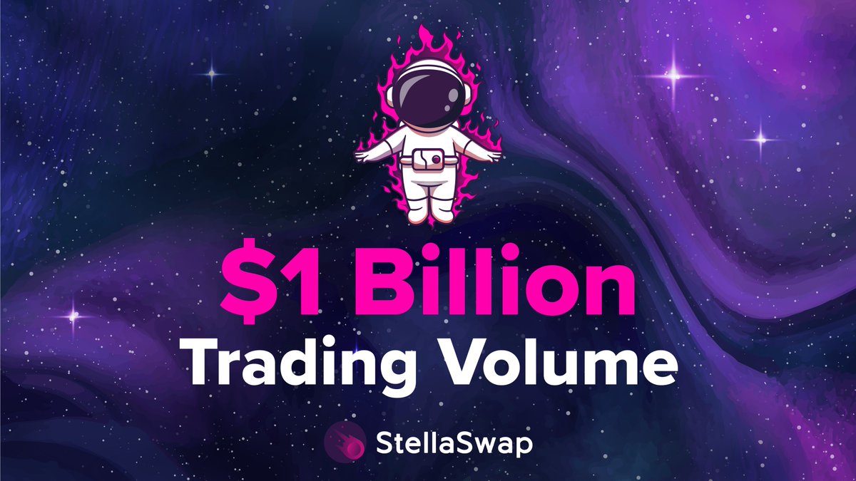 We just passed $1B in volume! 🎉🎊🫂

We're the first DEX on <a href="/Polkadot/">Polkadot</a> to surpass over $1B in trading vol! Huge thanks to everyone for this historic milestone 🙏

Next up: Mainstream adoption 🔥 Glad to work with top minds across the network. Can you guess what's next? 👇