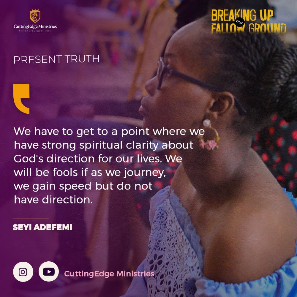 CuttingEdge_NG's tweet photo. Pastor @seyi_adefemi sermon on “Breaking up our fallow ground” remains ever fresh in our minds.
We receive grace to apply ourselves to this teaching (Amen).
#PresentTruthExcerpts
#TheGoverningChurch https://t.co/DR3pw6hLGT