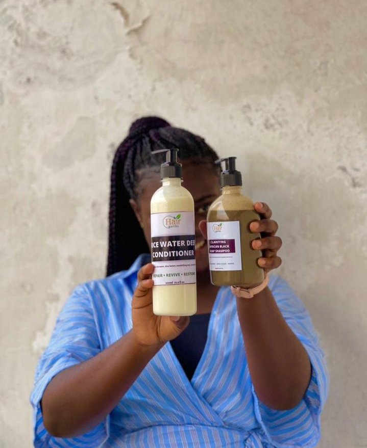 Tema_we_dey's tweet photo. Hairganiks is a Ghanaian hair care brand which is very affordable
Hair food
Ayuverda mask
Hair growth oil
Shealoe moisturizer
This products are made with 100%👌 natural and organic ingredients. make ur hair happen with ur amazing product which will lead to a healthy hair journey https://t.co/b8QCJW7d7e