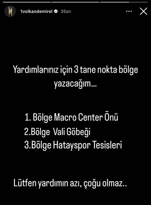 sporx's tweet photo. Volkan Demirel destek istiyor.👇 https://t.co/TwLVtMIy9b