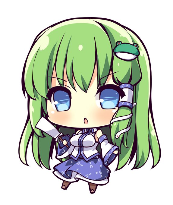 多分この早苗さんと並べる予定だった 