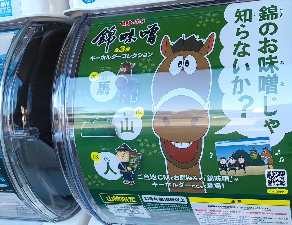 錦味噌全3種キーホルダーコレクション 馬🐴 山🏔 人🚶 #出雲大社 #観光