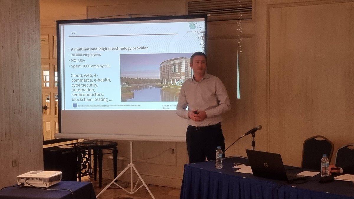 digintrace's tweet photo. Daniel Field is presenting @USTglobal and the role of blockchain in #digintrace lifecycle! https://t.co/YYoeeVDWTK