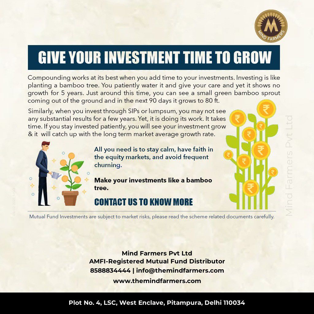 MindFarmers's tweet photo. Don’t wait to invest, invest and wait instead
#mindfarmers
#investing #planning https://t.co/K65SNRTdPt