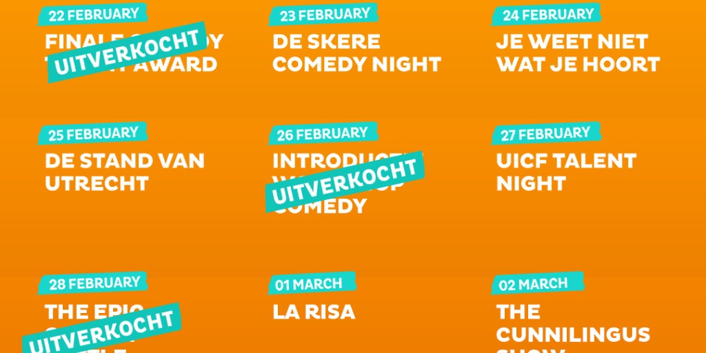 𝐀𝐥𝐥 𝐣𝐨𝐤𝐞𝐬 𝐚𝐬𝐢𝐝𝐞 - Tickets are selling out.

Get yours while you still can!

bit.ly/UICF2023