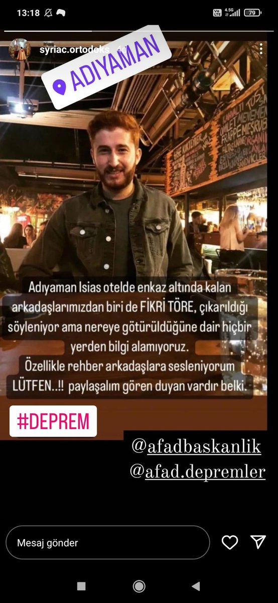 #deprem #adıyaman RT lütfen!!!