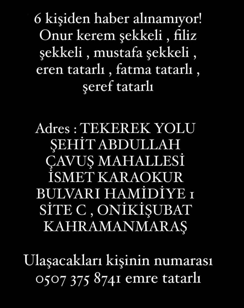 Yakın tanıdıklarım herkes retweet yaparsa çok sevinirim🙏🏼