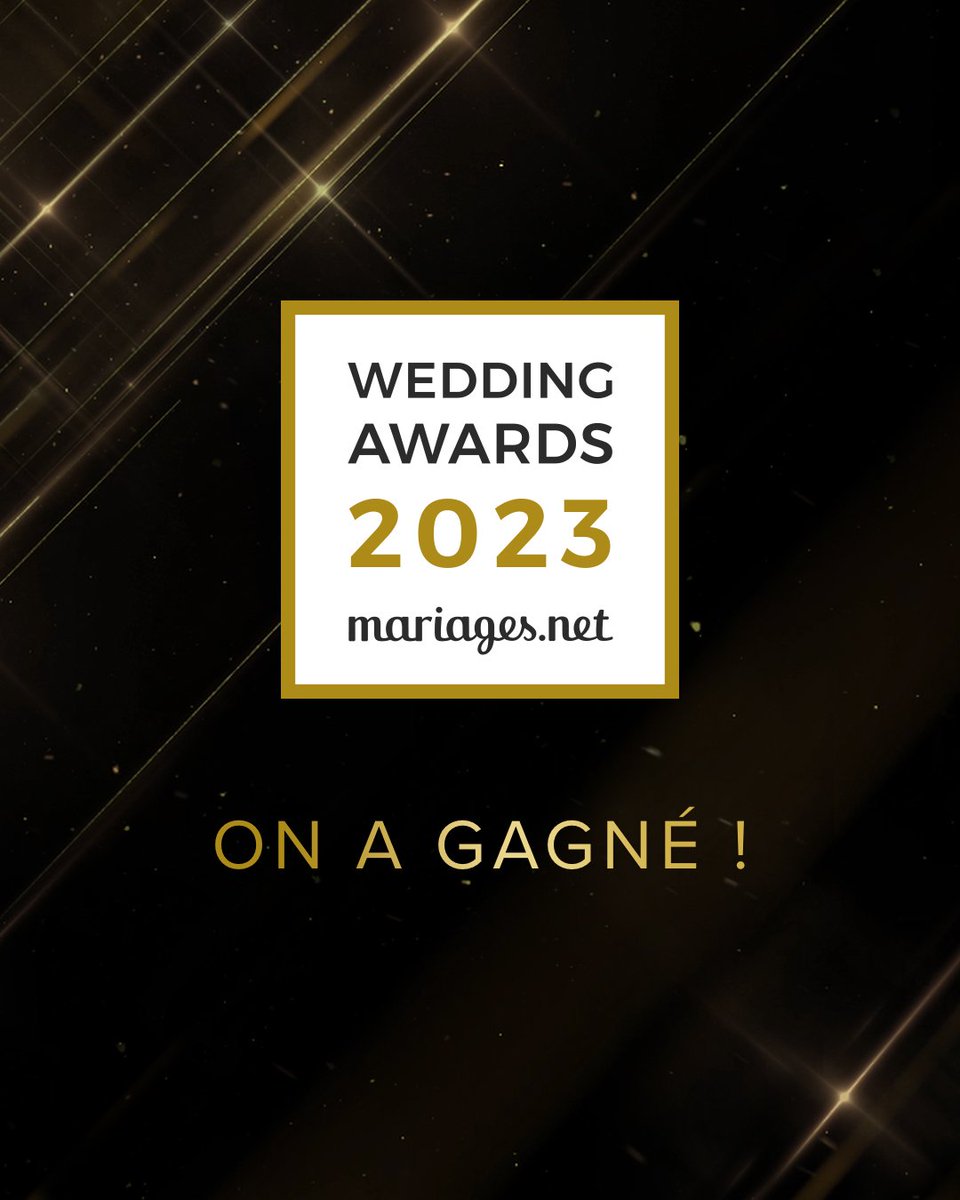 CarloAnimation's tweet image. Wedding Award 2023 Mariages.net pour la 9em année.