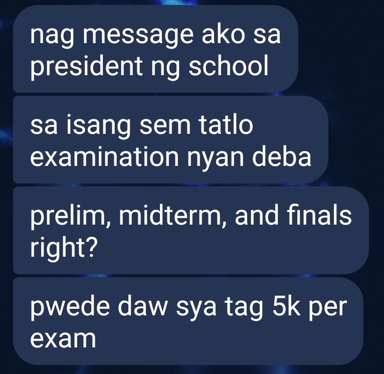 Hello, commstwt. I really need your help po:( my bf is facing financial problems rn and ayaw nya talagang gawin ko 'to but idk what else to do para matulungan sya. He needs to pay for his tuition this 2nd sem and he was told to atleast pay 5k to take the exam on feb 16++