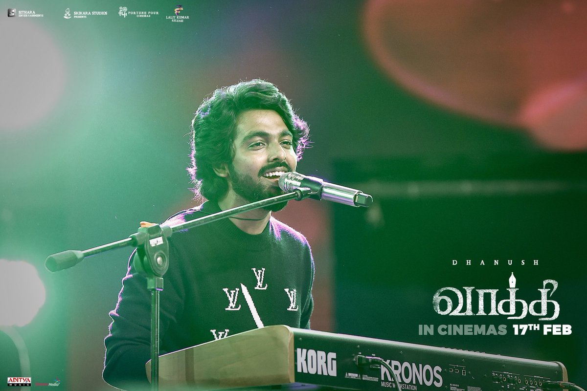 sri50's tweet photo. #VaathiAudio is sensational, with #VaaVaathi topping the charts continuously. @gvprakash starts his 2023 innings with a bang! https://t.co/H6aQGSKsr5