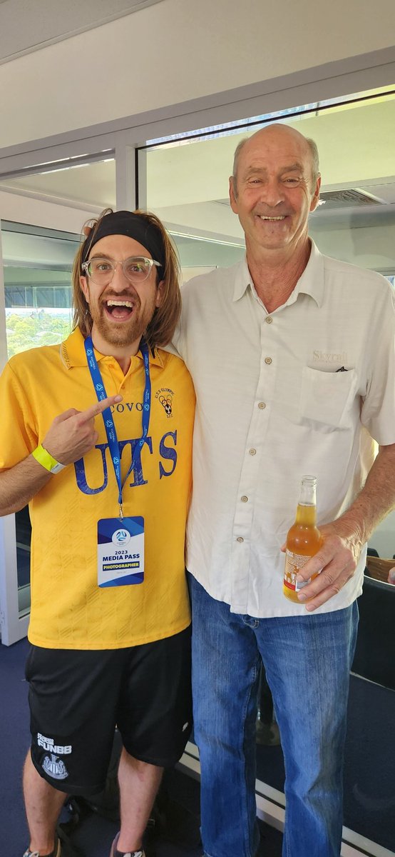 Cparaskevas's tweet photo. Had the honour / pleasure of meeting some @SydneyOlympicFC legends at the @footballnsw opening weekend. Great to see the club's history being celebrated. Humble and friendly dudes. Gary Meier tried to steal my hair 😅 #sydneyolympicfc #footballnsw #football #nsl #soccer #olympic https://t.co/fIvbzEelEF