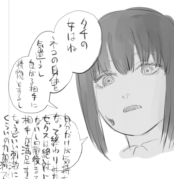 模写 過激派のマ…さん 