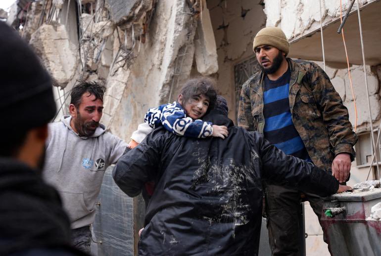 sebusher's tweet photo. #Syria #Turkey : “The earthquakes that hit southern Turkey and northern Syria early yesterday morning may have killed thousands of children," according to @UNICEF spokesperson #سوريا #زلزال_سوريا_تركيا #هزه_ارضيه https://t.co/UTt1ZRQvL3
