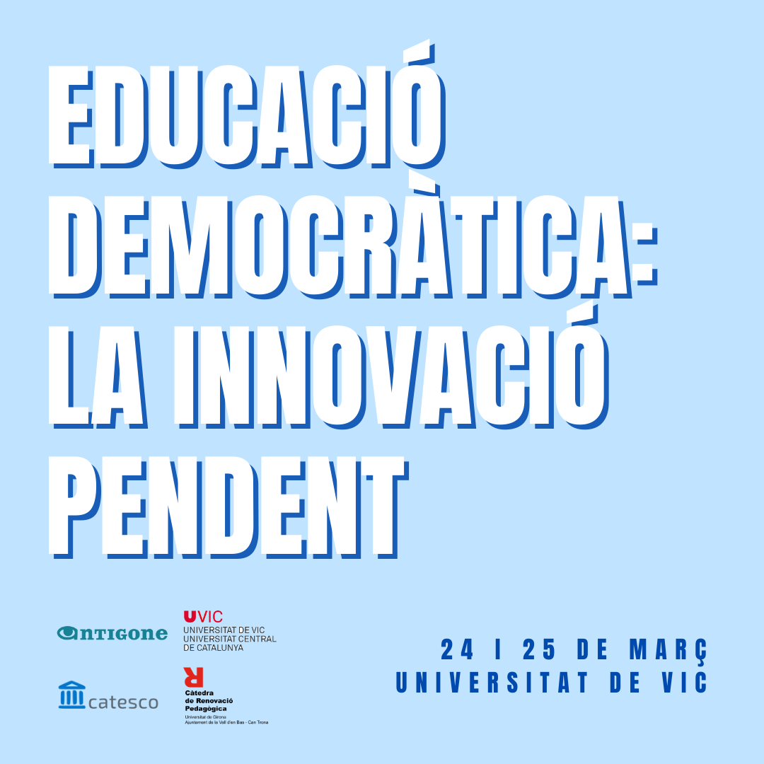 CatedraRP_UdG's tweet photo. 🗣 RESERVA'T LA DATA‼️
📆 24 i 25 de març
🙌 Workshop internacional
💬 Coneixement i reflexió d'experiències internacionals d'educació democràtica
Incripcions📥: https://t.co/b3Eb6xNkkT
#workshopinternacional https://t.co/BLc2EwnUjy