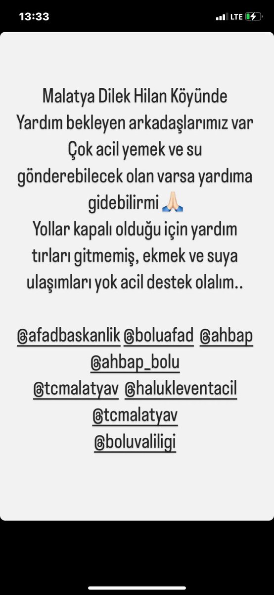 IsacanYegit's tweet photo. @pusholder Malatyada bu köye yardım edebilecek var mı zor durumdalar https://t.co/7QcALrjcZp