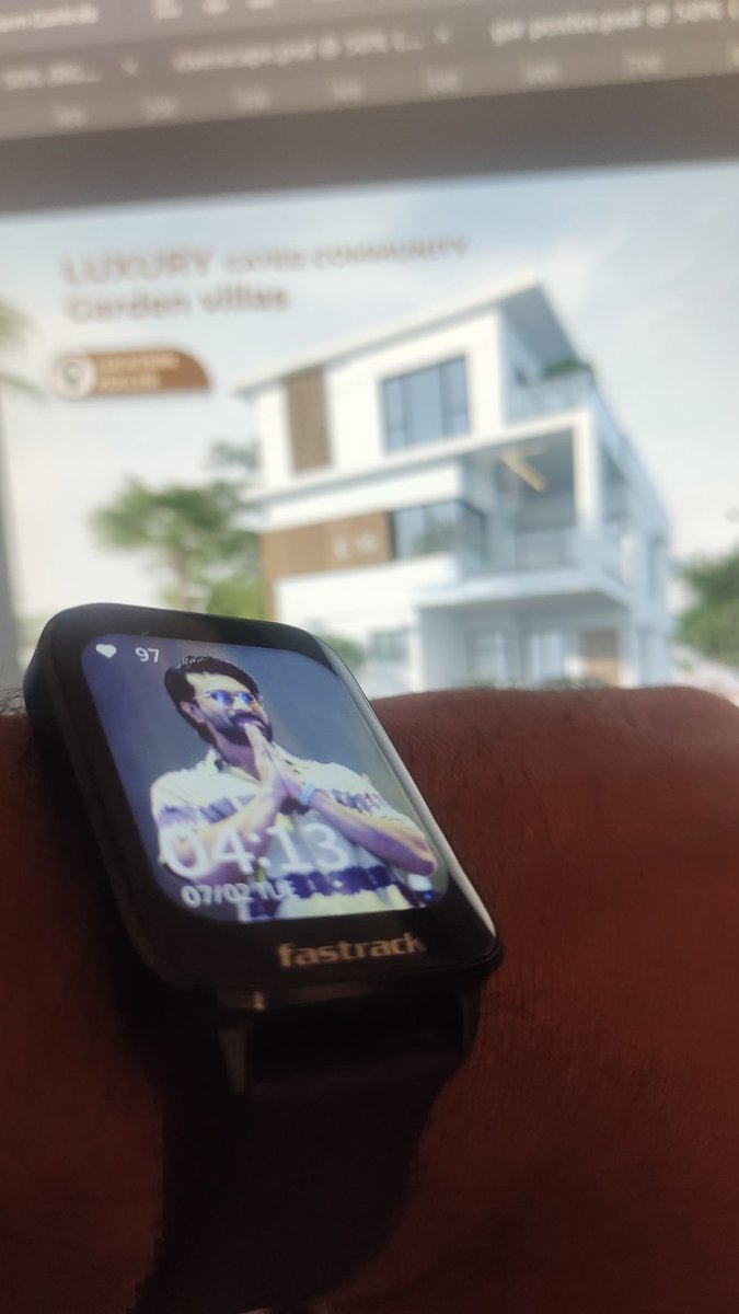 VijayramF's tweet photo. My watch face
#ManOfMassesRamCharan 
@AlwaysRamCharan
#Smartwach https://t.co/uDsbHfYM2D