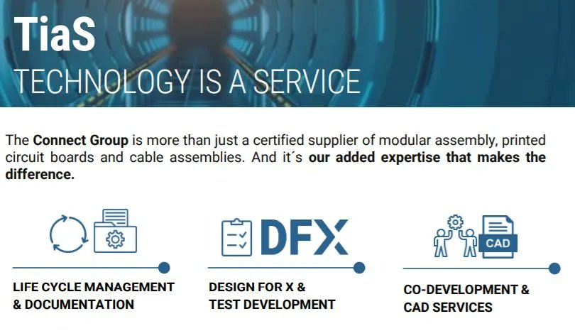 🎯 Zoom sur notre équipe #TIAS : #TechnologieIsAService parce que la #Technologie est au coeur des valeurs de @Connect Group N.V.

1️⃣ Co#design Produit : Routage #PCB
2️⃣ #industrialisation : #DFX, #DFM, #DFT, #DFA...
3️⃣ Gestion des #obsolescences : Life Cycle Management
