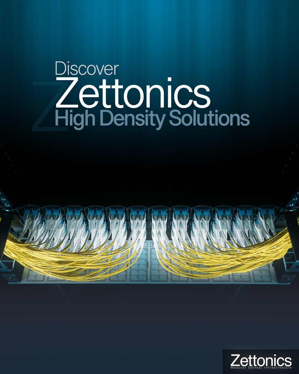 288 Fibres LC in 2U ➡️ zettonics.com/newzettonics

The Zettonics 2U chassis, provides a flexible high density system for managing fibre terminations, cabling and patching in data centre and LAN applications, optimising rack utilisation.

#fibreoptics #highdensity #datacentre #data