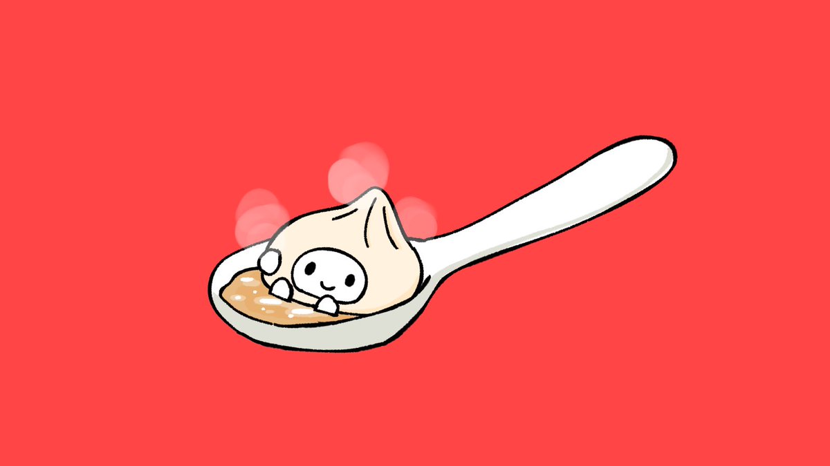 spoon no humans red background food simple background steam curry  illustration images