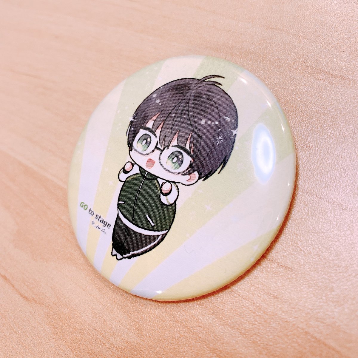 1boy male focus glasses solo green jacket black hair jacket  illustration images