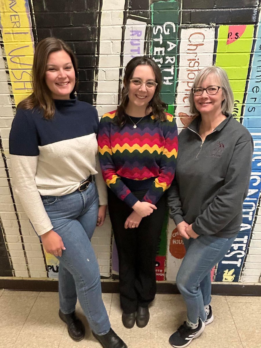 HVHS_NB's tweet photo. Staff appreciation 2023🤩🎉🎈Today we are recognizing Ms. Logan, Mrs. Durant-Taylor, and Ms. McDonald for their enthusiasm with all things literary! 📚📖 💭There is not a book one of them hasn't read or wants to discuss -  good or bad! 🎭 #WeAppreciateYou https://t.co/irI4qgNFM6